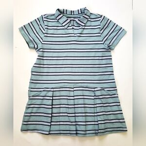 Hanna Andersson Striped Made For Sun Polo Dress Toddler Girls Size 4 / 100 cm